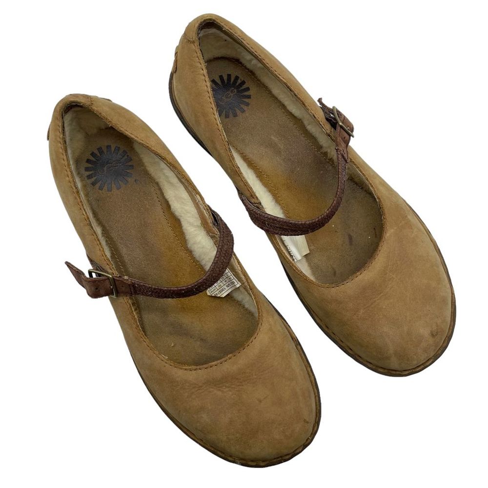 Ugg Australia Kandace Nubuck Suede Mary Jane Slip Ons - Picture 4 of 11